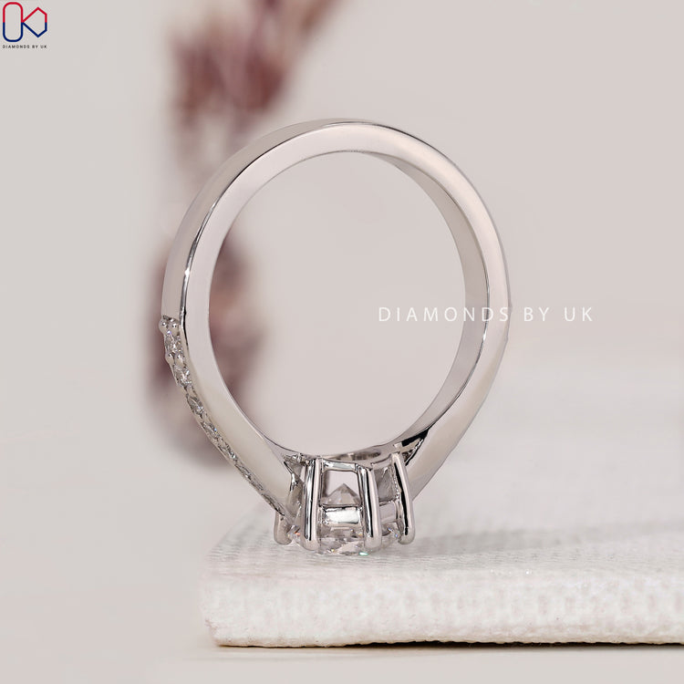 DiamondsbyUK ring showcasing timeless craftsmanship.
