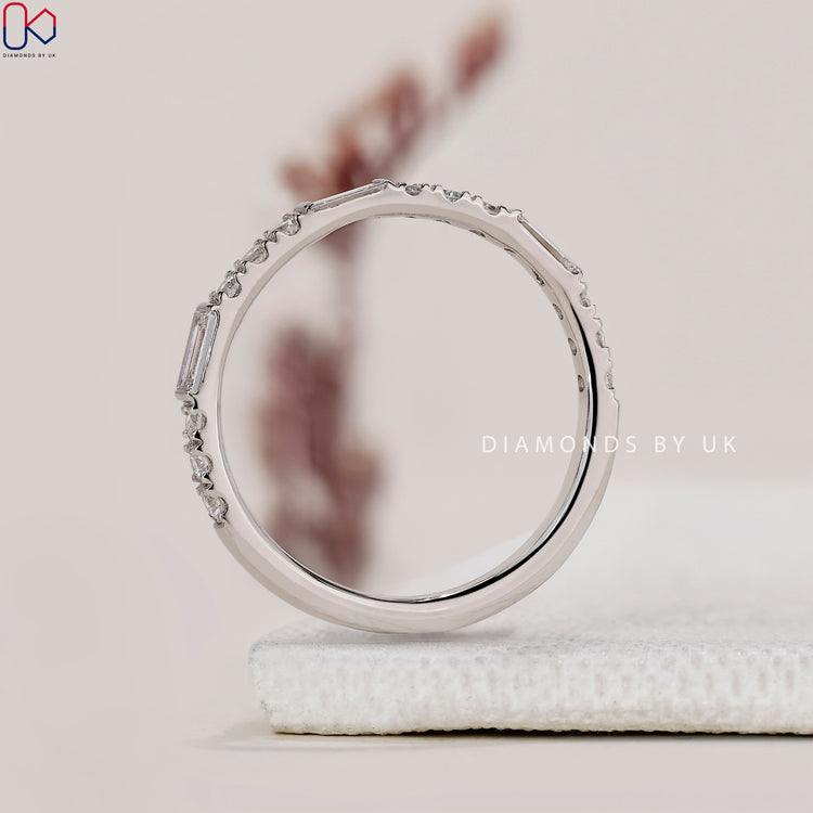 Buy diamond band online from DiamondsbyUK.
