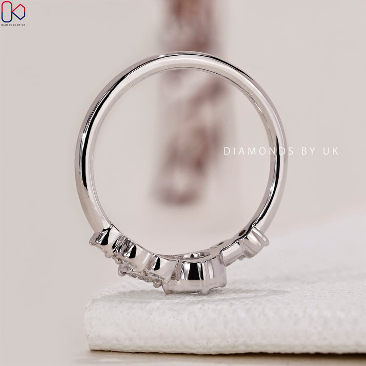 Unique engagement ring featuring a stunning design.
