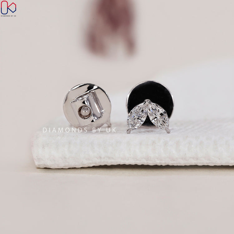 Handmade jewellery featuring marquise diamonds for elegance.
