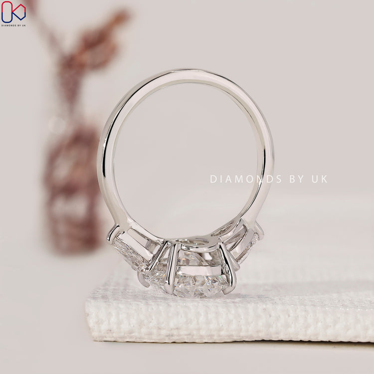 Handmade jewellery featuring a prong setting.
