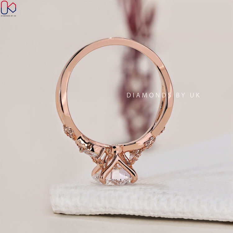 Lab Grown Diamond engagement ring, offering ethical luxury with stunning brilliance.
