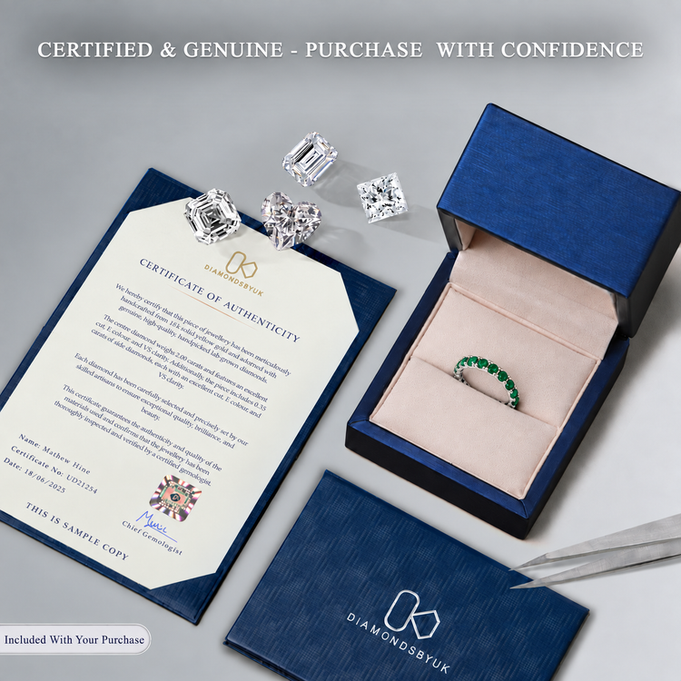 Half Eternity Round Cut Blue Sapphire Wedding Band
