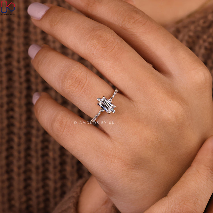 Customize ring with Lab Grown Diamond Ring.
