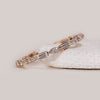 Dainty wedding band with delicate diamonds, a perfect gift.
