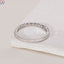 IGI certified round diamond wedding band for guaranteed quality.
