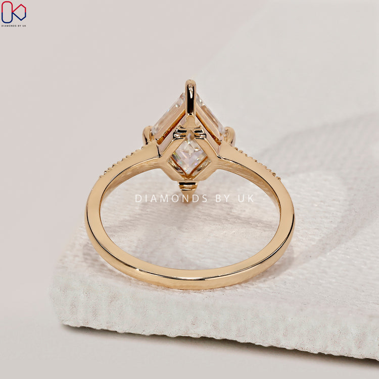 Customise ring with unique design features.
