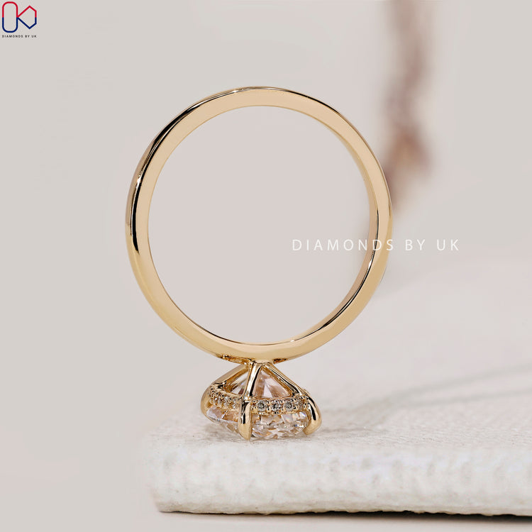 Buy engagement ring with oval diamond engagement ring.
