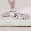 Solitaire Diamond Ring featuring a stunning round cut diamond ring design.
