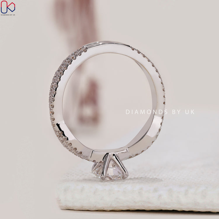 Handmade ring and 4 claw prong setting.
