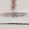 Elegant White Gold Diamond Wedding Band with timeless sparkle.

