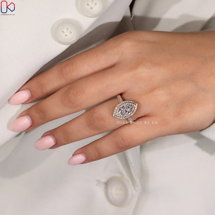 Yellow gold ring crafted for engagements or special occasions.
