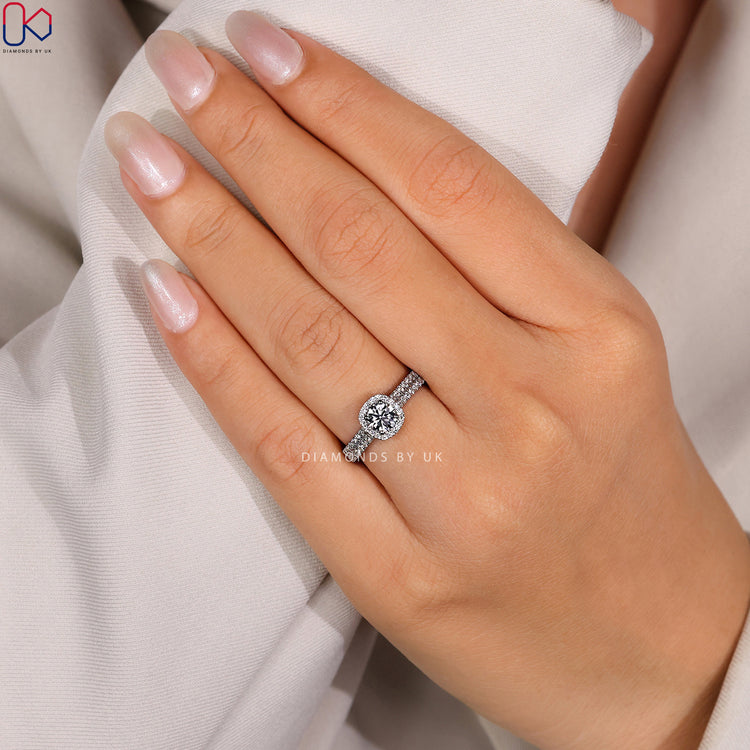 Diamondsbyuk engagement ring designed for an unforgettable proposal moment.
