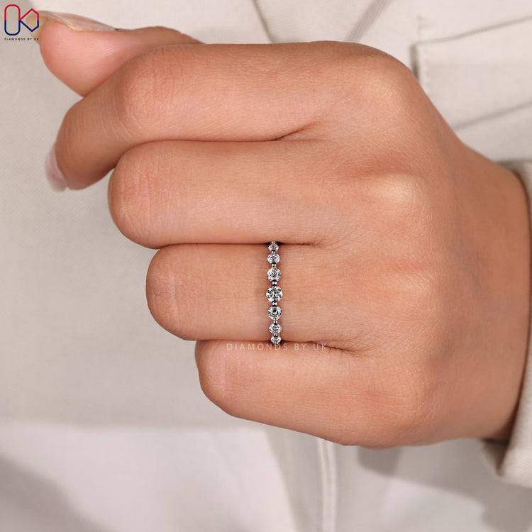 Handmade band crafted with precision by Diamondsbyuk artisans.
