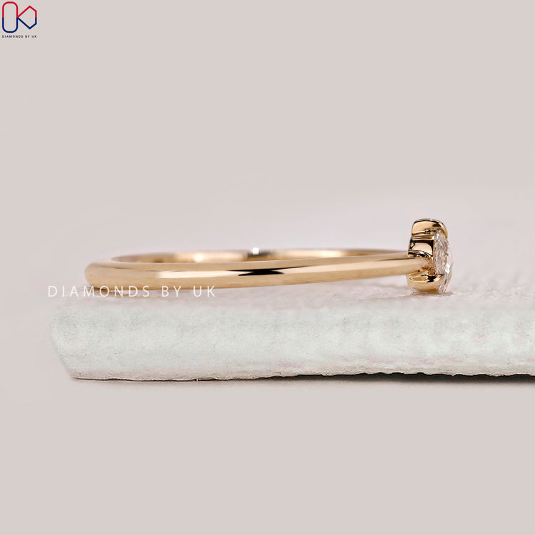 Diamond engagement ring crafted for lasting quality.
