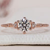 Vintage Diamond Engagement Ring with intricate detailing.
