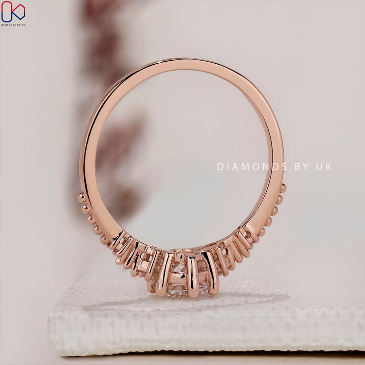 Lab Grown Diamond ring with ethical sparkle.
