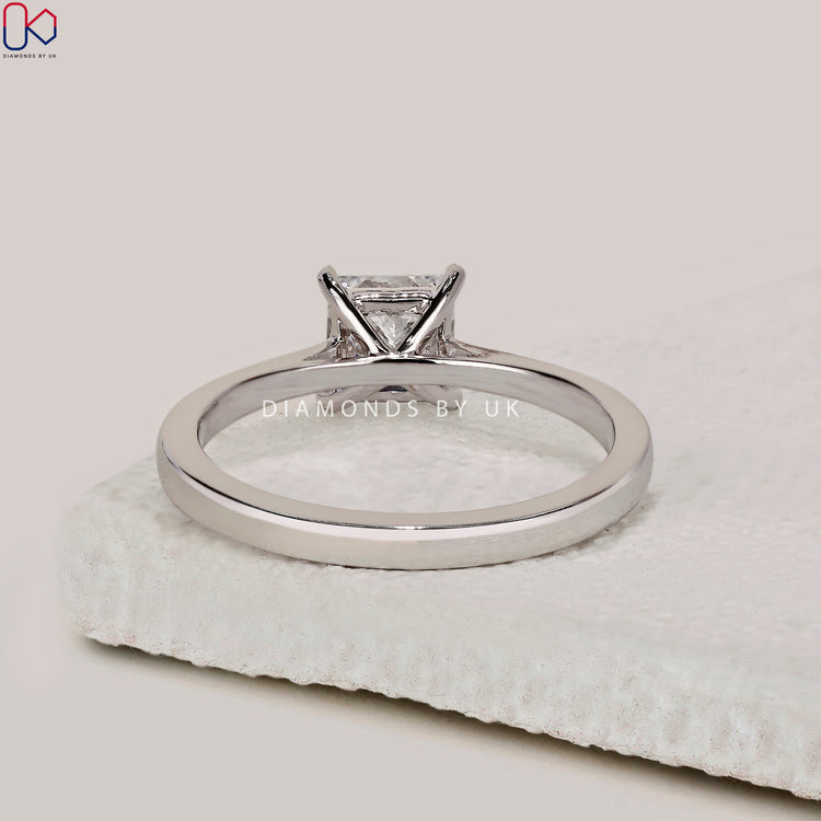 Lab Grown Diamond Ring in handmade ring.
