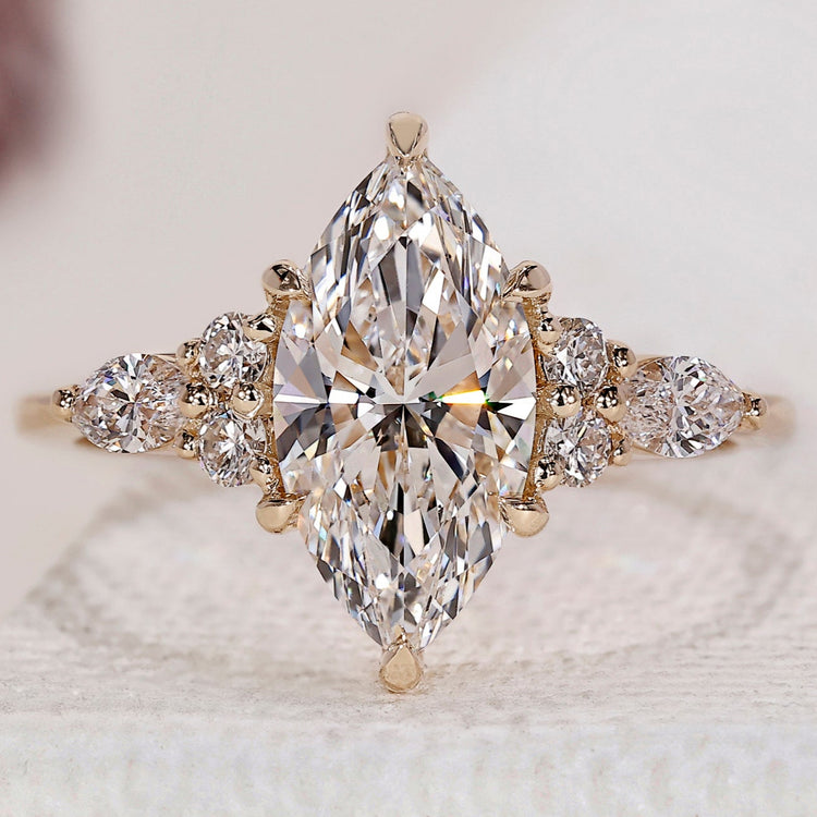 Marquise Diamond Ring – Muse Setting