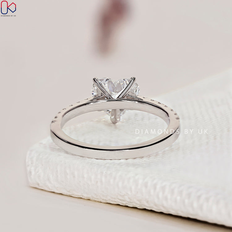 Diamondsbyuk Ring with exquisite pave setting and detail.
