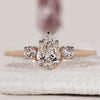 Pear diamond engagement ring with classic detailing in fine craftsmanship.
