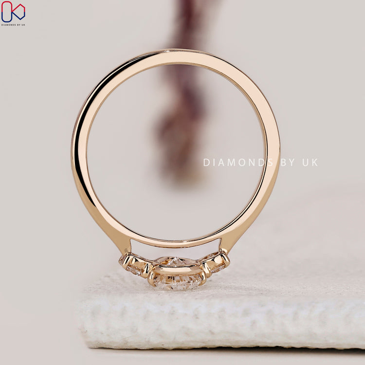 Customise ring with your preferred metal, diamond shape, and carat weight.
