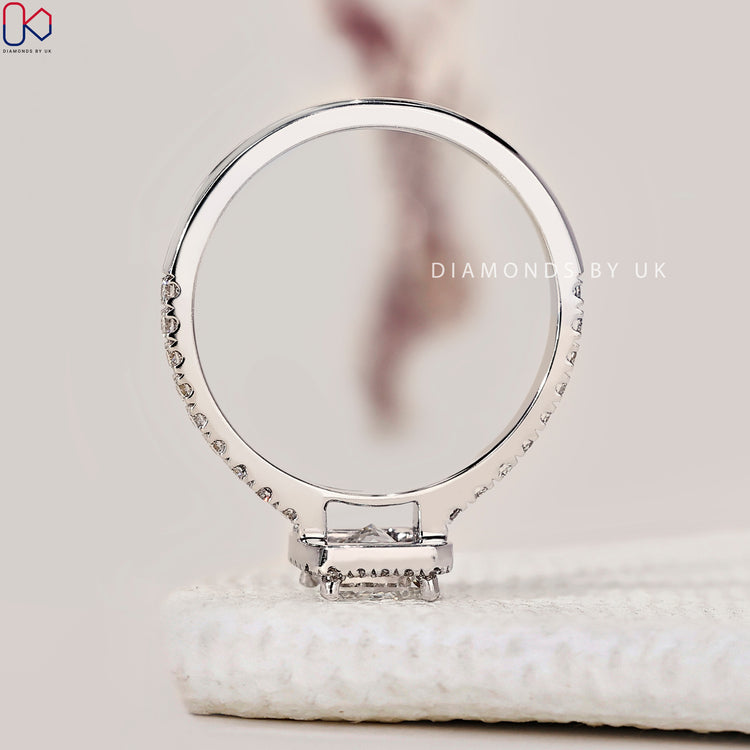 Lab Grown Diamond Ring and handmade ring.
