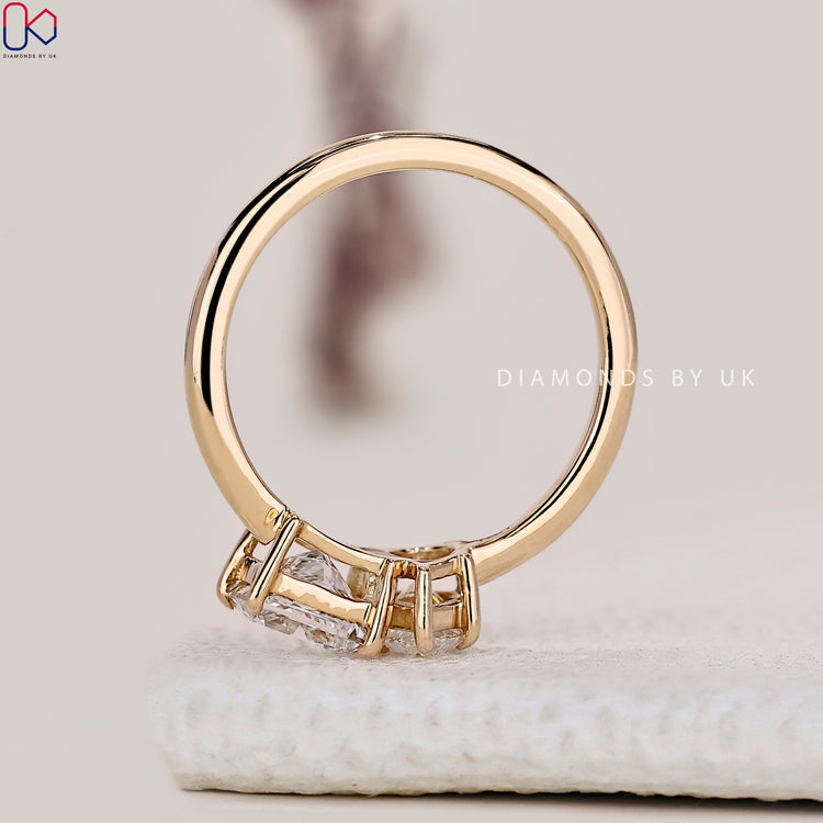 Customise ring with your chosen cut, metal, and stone size.
