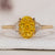 Yellow Diamond Engagement Ring with a stunning design.
