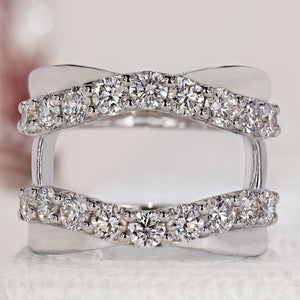 Round Diamond Ring Enhancer Wedding Band