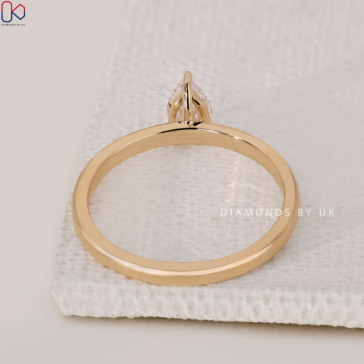 Diamondsbyuk pear cut engagement ring
