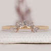 U Shaped Wedding Band with a sleek and modern design.
