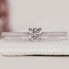 Round cut diamond solitaire ring
