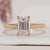 Solitaire diamond ring with a classic design.
