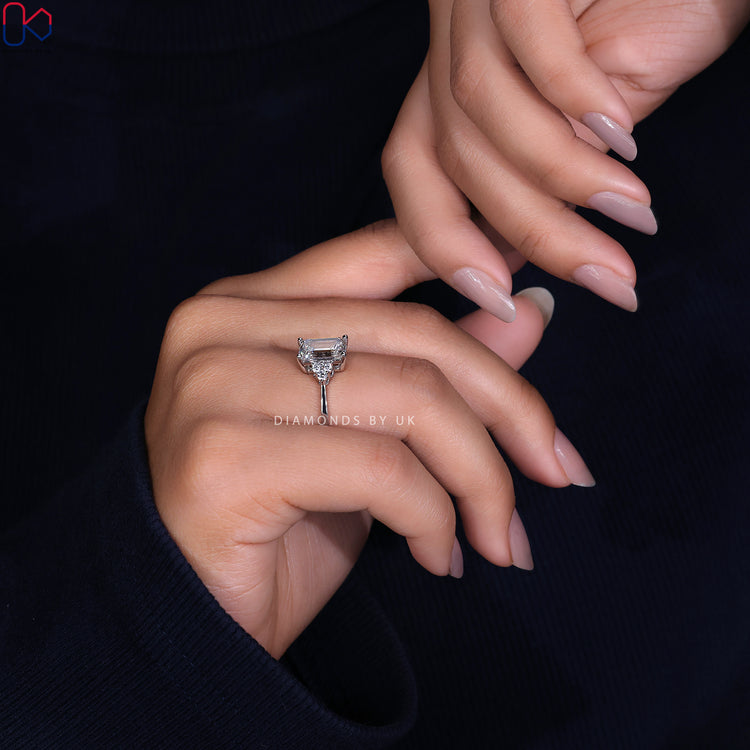 Lab Grown Diamond set in a beautifully crafted ring.
