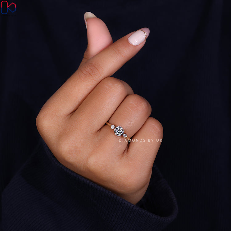 Round Cut Diamond Ring with brilliant sparkle and superior craftsmanship.