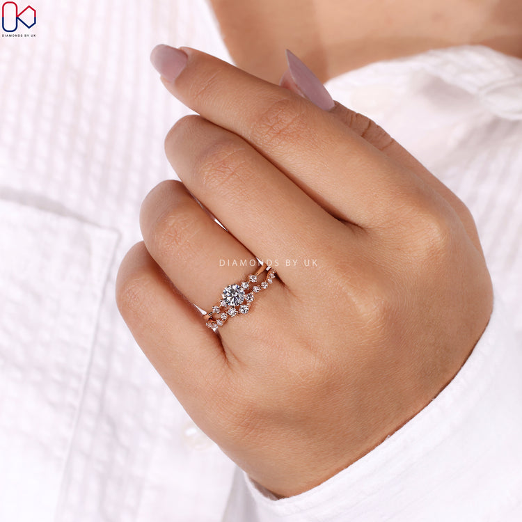 5 Stone Diamond Ring with a timeless and radiant shine.
