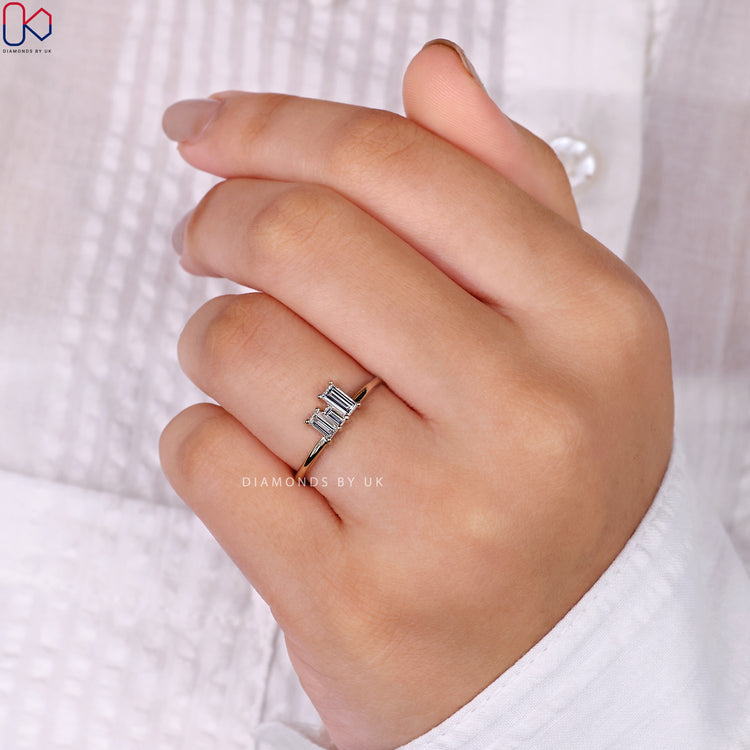 Unique handmade engagement ring from Diamondsbyuk.
