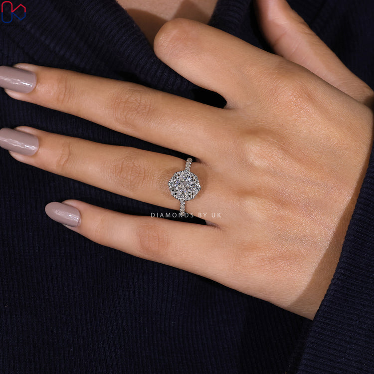 Customize ring with Lab Grown Diamond Ring.
