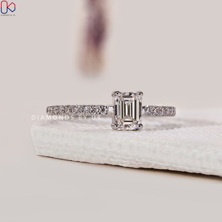 Buy engagement ring with customize ring.
