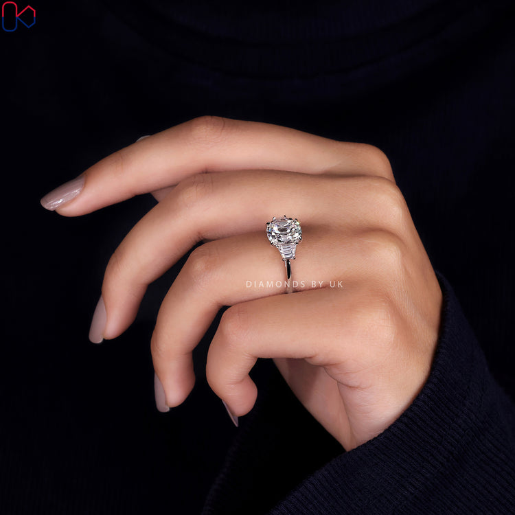 White Gold Ring with a warm, elegant finish.