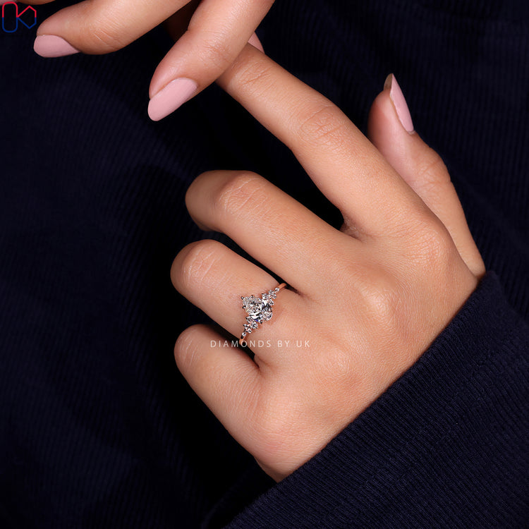 Lab Grown Diamond set in a beautifully crafted band.
