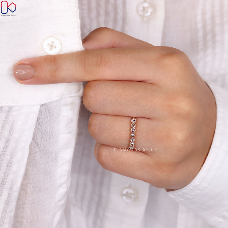 IGI certified wedding band ensuring ethical sourcing and premium quality.