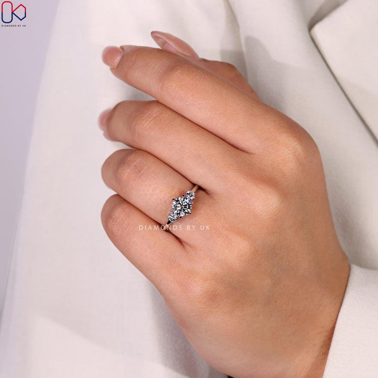 Timeless White Gold Engagement Ring UK.
