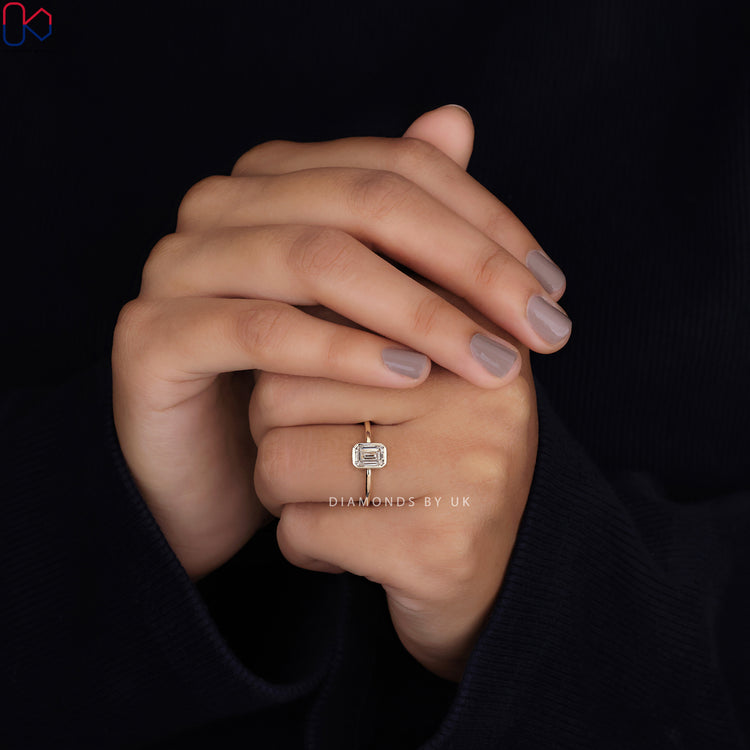 Solitaire Ring showcasing a classic and elegant style.
