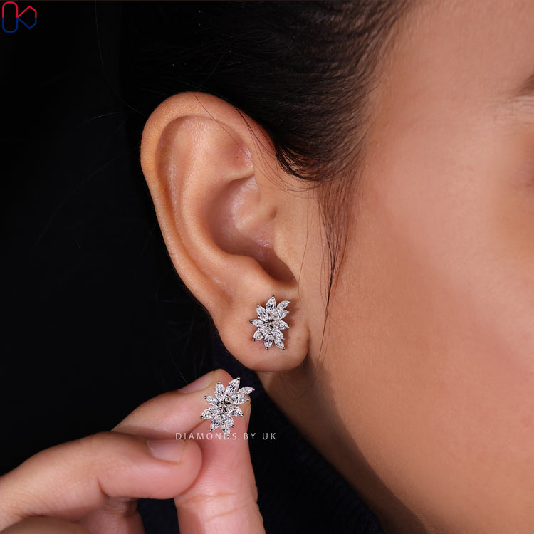 IGI Certified earrings ensuring quality and authenticity.
