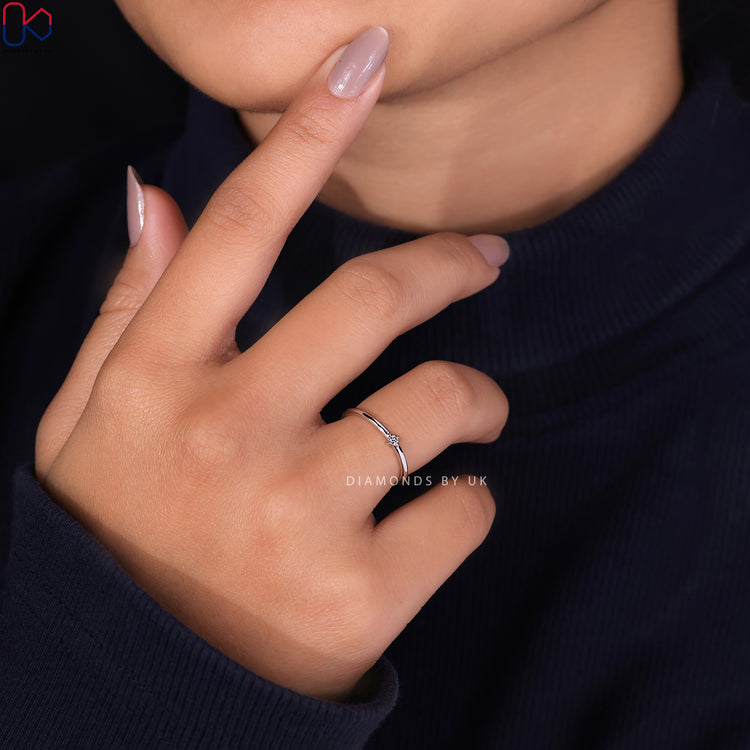 Minimalist wedding band designed for those who appreciate simplicity and elegance
