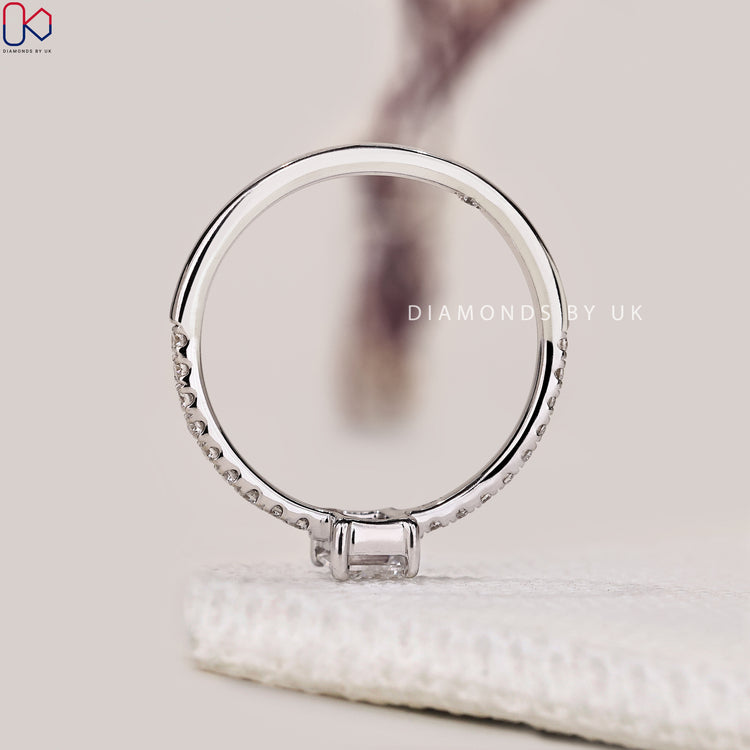 Buy engagement ring with 4 prong setting.
