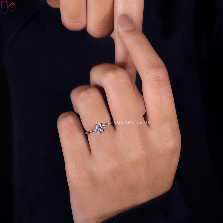 Diamondsbyuk Engagement Ring showcasing timeless beauty.
