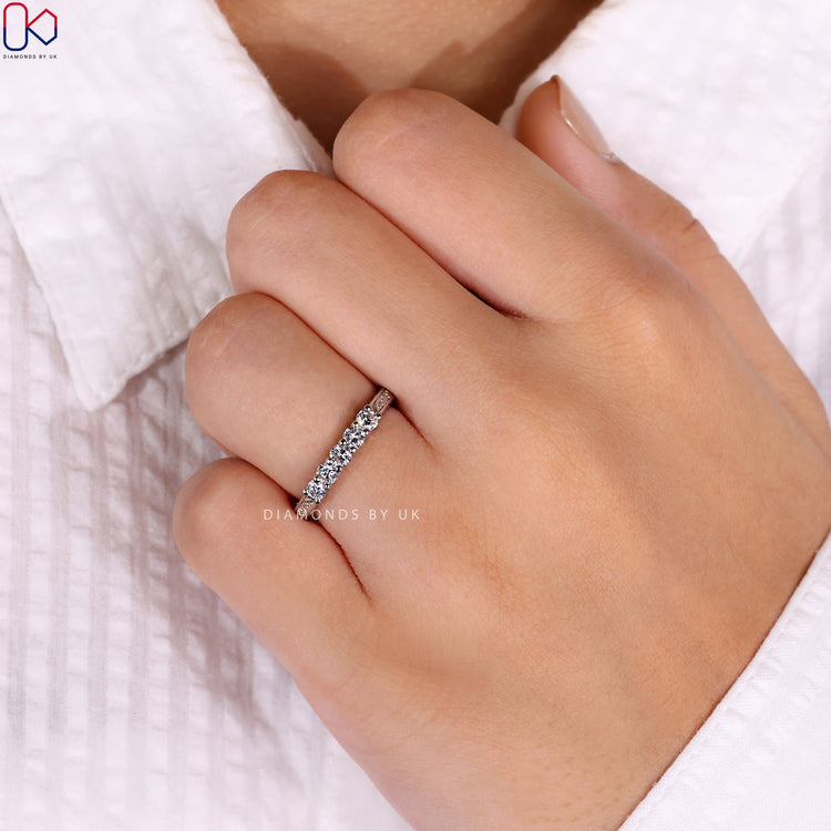 Minimalist wedding band perfect for those who value simplicity and elegance.